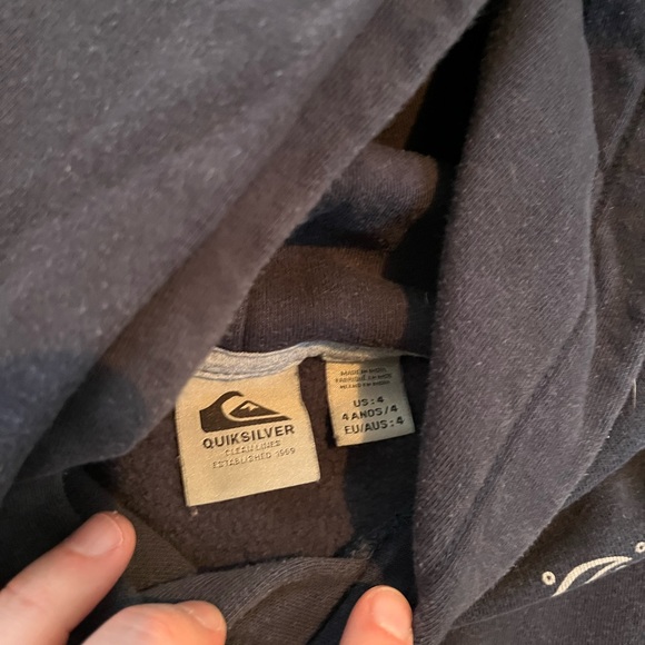 Quiksilver Hoodie, Sz 4 - Picture 2 of 2